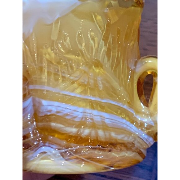 Vtg 1980s Mosser Glass Swan Toothpick Holder Slag List - Picture 4 of 5